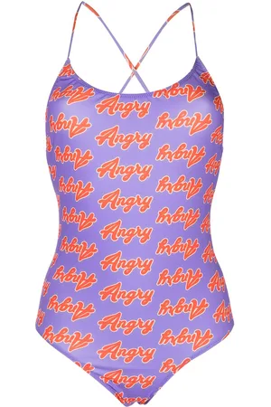 Natasha Zinko Angry print one-piece swimsuit
