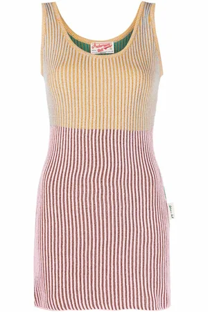 Andersson Bell Colour-block ribbed knit vest
