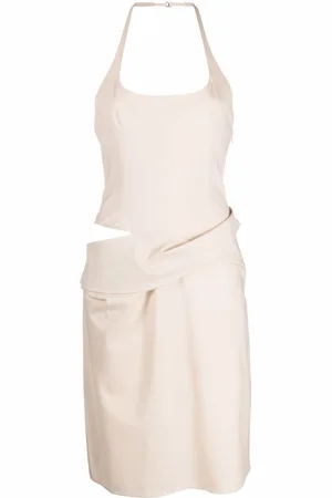 Jacquemus La Robe Hielo asymmetric dress