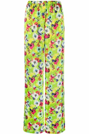Msgm Floral pattern palazzo trousers