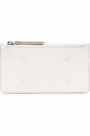 Maison Margiela Four-stitch leather card holder