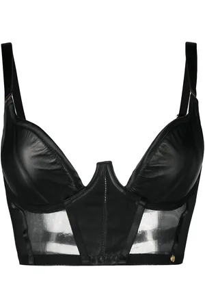 Something Wicked Fitted leather bra