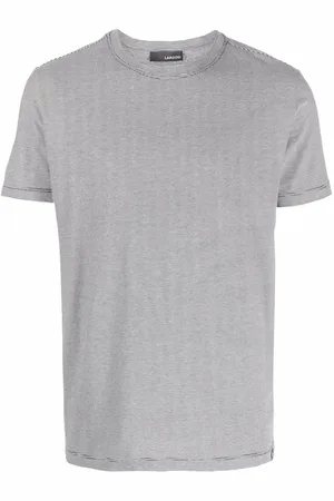 LARDINI Striped cotton T-shirt