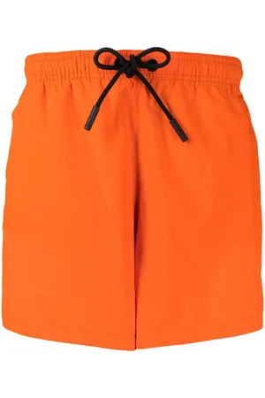 MARCELO BURLON Drawstring-waist swim shorts