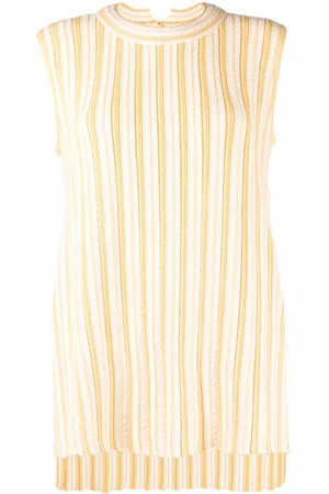 Jil Sander Rib-knit sleeveless top