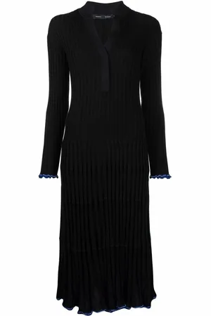 Proenza Schouler V-neck silk-blend dress