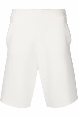 Maison Margiela Wool stripe detail track shorts