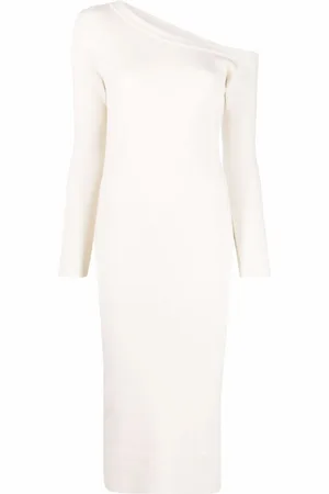 Paula Asymmetric knit dress