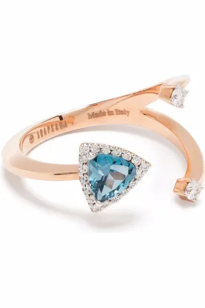 ANAPSARA 18kt rose gold Micro topaz and diamond ring