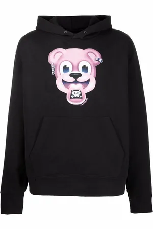 DOMREBEL Cartoon-print cotton hoodie
