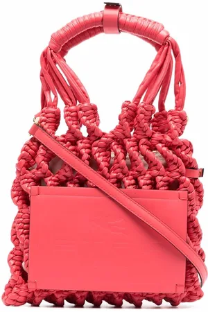 Etro Small interwoven tote bag