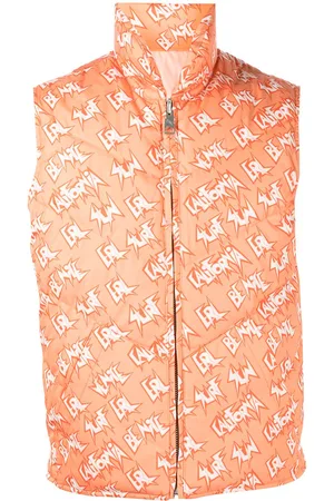 ERL Reversible logo-print padded gilet