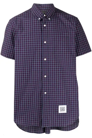 Fumito Ganryu Rear-pleat short-sleeve shirt