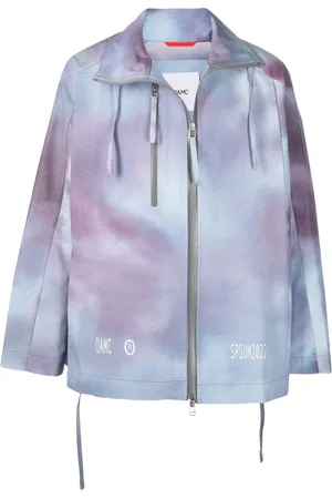OAMC Tie-dye zip-up lightweight jacket