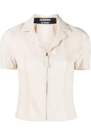 Jacquemus Tangelo zip-up cycling shirt