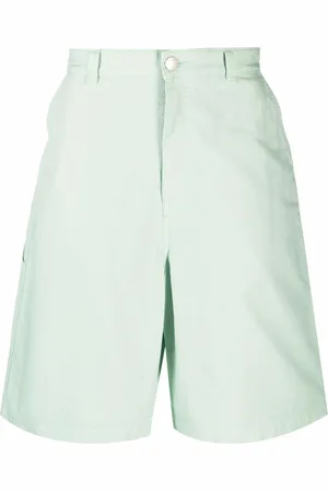Ami Wide-leg loop-strap Bermuda shorts