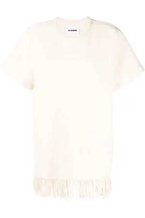 Jil Sander Fringe-detail knitted top