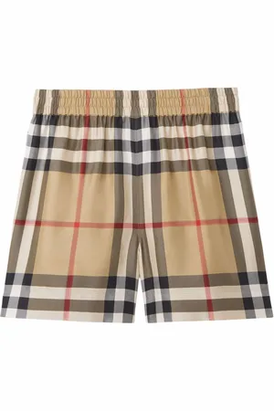 Burberry Check-detail shorts
