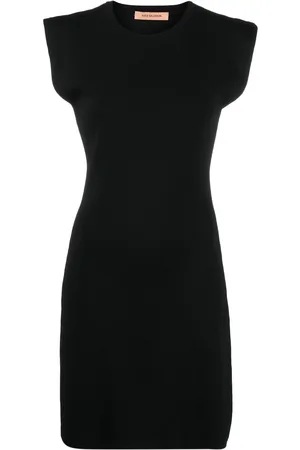 YVES SALOMON Fine-ribbed sleeveless mini dress