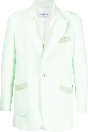 Casablanca Memphis Pinstripe Single Breasted Rib Blazer