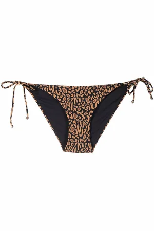 Nanushka Animal-print tie-fastening bikini bottoms