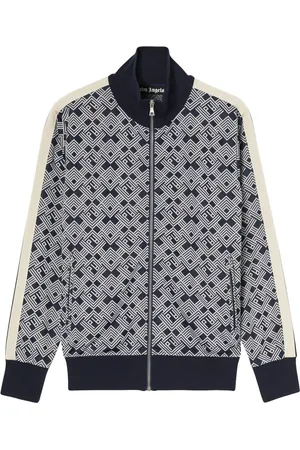 Palm Angels Monogram-pattern track jacket