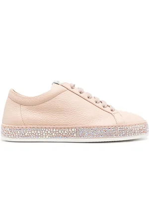 LE SILLA Rhinestone embellished low-top sneakers