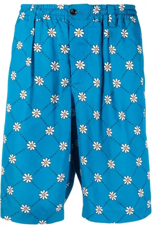 Marni Daisy-print track shorts