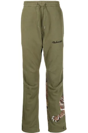 Maharishi Tiger-motif track pants