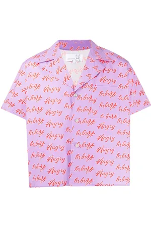 Natasha Zinko Slogan-print short-sleeved shirt