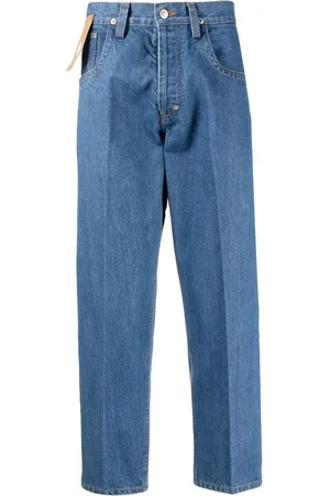CRAIG GREEN Logo-patch straight-leg jeans