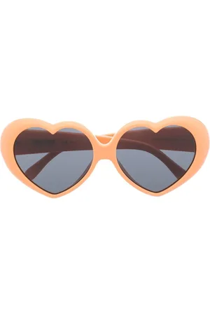 Moschino Heart-shaped frame sunglasses