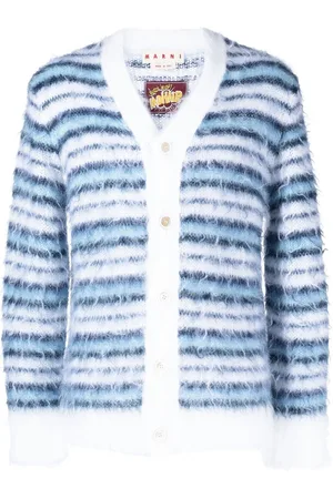Marni Striped V-neck cardigan
