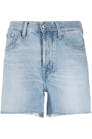 7 for all Mankind Raw-cut hem shorts