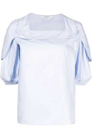 Givenchy 2010s short bell sleeves blouse