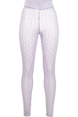Philipp Plein Monogram-pattern leggings