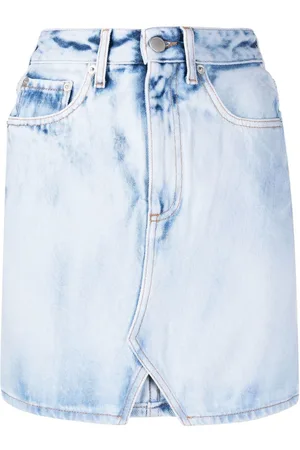 Alessandra Rich High-waisted denim skirt