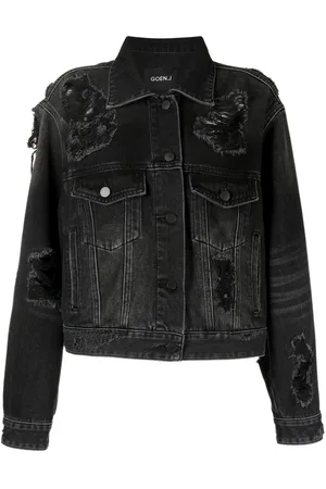 GOEN.J Distressed denim jacket