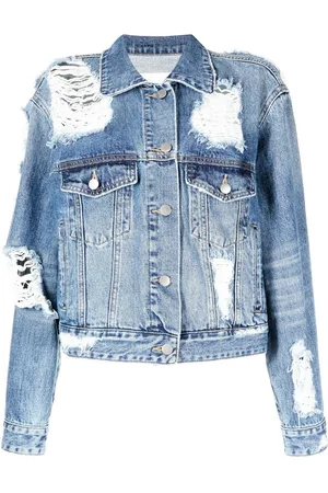 GOEN.J Distressed denim jacket