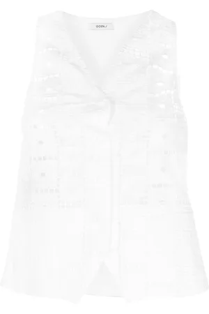 GOEN.J Cut out-detail vest