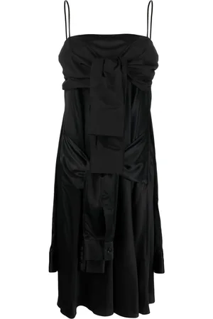 Maison Margiela Knot-detail cotton dress