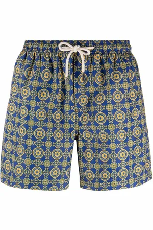 PENINSULA SWIMWEAR Geometric-pattern swim shorts