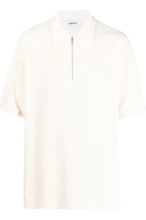 AMBUSH Monogram-textured polo shirt