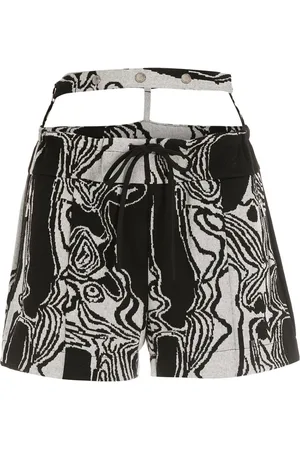 Gloria Coelho Corpo Virtual belted shorts