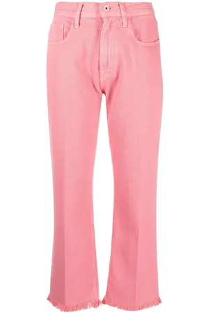Jacob Cohen Kate Crop frayed-hem jeans