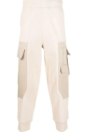 Neil Barrett Cotton cargo track pants
