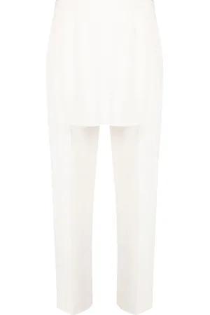 Maison Margiela Cut-out layered tailored trousers