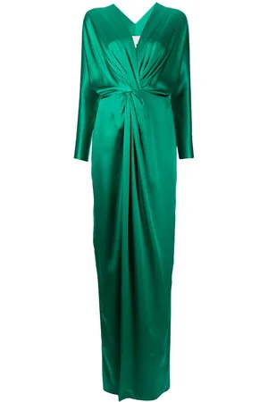 Michelle Mason Twist-detail silk gown