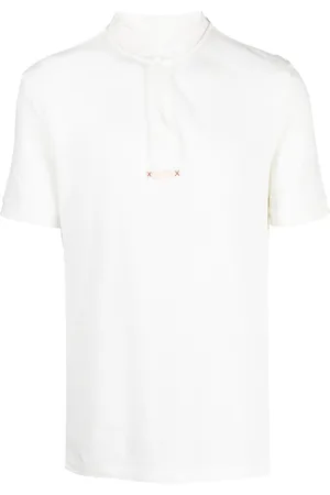 Maison Margiela Collarless polo shirt