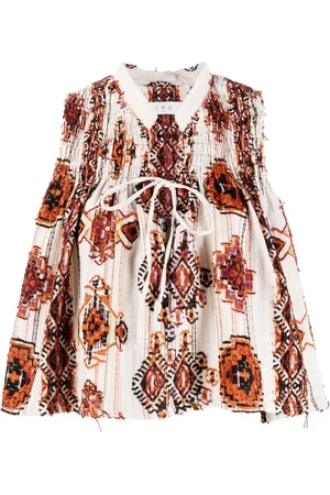 IRO All-over graphic-print blouse